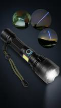 Lanterna Tática Potente Zoom LED USB 2km Lanterna Tática Potente Zoom LED USB 2km