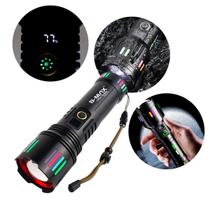 Lanterna Tática Profissional LED 30W com Zoom Telescópico Lanterna Tática Profissional LED 30W com Zoom Telescópico