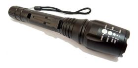 Lanterna Tática Profissional Led Bateria Recarregavel T6 Nf - L&T