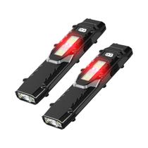 Lanterna Tática Recarregável De Alto Lúmen Com Duplo Interruptor, Luz LED UV E Display Digital
