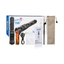 Lanterna Tática Recarregável De Grau Militar 460 Lumens Trustfire T30R Laser Alcance De Feixe De