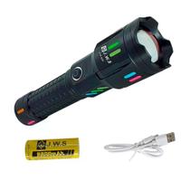 Lanterna Tática Recarregável Led V3 WS-633- J.W.S