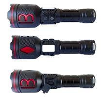 Lanterna Tática Red Pro l Led Laser l Power Bank - bmax