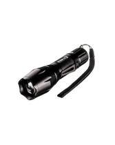 Lanterna Tática Storm T6 Zoom Com Carregador Pilha Invictus Preto