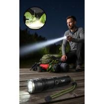 Lanterna Tática Super Potente 2000m Zoom Ajustável Led Milit