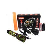 Lanterna Tática Swat Led Profissional C/ Sinalizador Camuflada