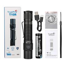 Lanterna Tática Trustfire T10R - 1800 Lúmens - Recarregável USB Tipo C - LED Militar Lanterna Tática Trustfire T10R - 1800 Lúmens - Recarregável USB Tipo C - LED Militar