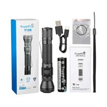 Lanterna Tática Trustfire T15R De 2350 Lúmens Tipo C USB Recarregável 18650 LED Lâmpada Militar Lanterna Tática Trustfire T15R De 2350 Lúmens Tipo C USB Recarregável 18650 LED Lâmpada Militar
