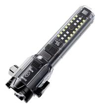 Lanterna Tática USB 10 em 1 Zoom Ajustável Martelo Alarme Refletor Onistek ON-LT028 Lanterna Tática USB 10 em 1 Zoom Ajustável Martelo Alarme Refletor Onistek ON-LT028
