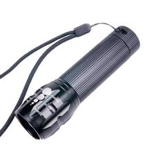 Lanterna Tática Zoom e Strobo Cor:Preto