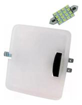 Lanterna Teto Gol Parati Saveiro Quadrado Com Lâmpada Led