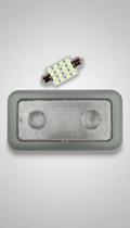 Lanterna Teto Interna LED Cinza + Lâmpada Lanterna Teto Interna LED Cinza + Lâmpada