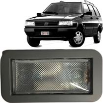 Lanterna Teto Uno Elba Premio 1985 A 2004 Cinza Com Forro