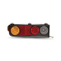 Lanterna traseira 10 LED LE Com triângulo retrorrefletor bivolt para reboques e semirreboques Lanterna traseira 10 LED LE Com triângulo retrorrefletor bivolt para reboques e semirreboques