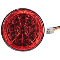 Lanterna Traseira 125mm Caminhão Carreta Mod. Randon 10 LED VM 24V +Conector