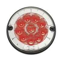 Lanterna Traseira 125mm Ônibus Caminhão Carreta 10 LED CR/VM Lanterna Traseira 125mm Ônibus Caminhão Carreta 10 LED CR/VM