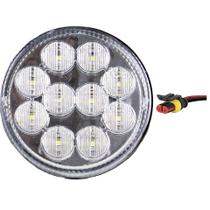 Lanterna Traseira 96mm Ônibus Caminhão Bugue 10 LED CR 24V + Conector
