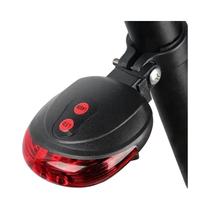 Lanterna Traseira a Laser À Prova d'Água Para Bicicleta De Montanha Com 2 Linhas Paralelas E Efeito