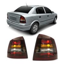 Lanterna Traseira Astra Sedan 1998 A 2002 Tricolor Fumê