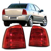 Lanterna Traseira Astra Sedan 2003 A 2012 Tuning Vermelho