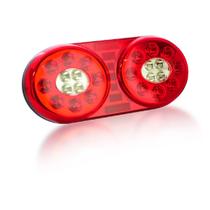 Lanterna traseira bicolor LED freio posicao re direcao C300xA125xP49 bivolt