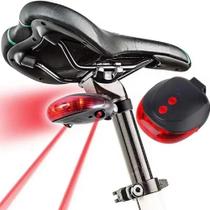 Lanterna Traseira Bike Led e Laser Sinalização de Chão Segurança Vermelho Yeet Lanterna Traseira Bike Led e Laser Sinalização de Chão Segurança Vermelho Yeet