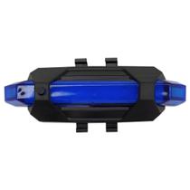 Lanterna Traseira Bike Sinalizador 5 LED's Recarregável USB