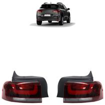 Lanterna Traseira C4 Cactus 2019 2020 2021 2022 2023 Fumê Bicolor Estriada Acrílico Carcaça Preta Lanterna Traseira C4 Cactus 2019 2020 2021 2022 2023 Fumê Bicolor Estriada Acrílico Carcaça Preta