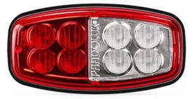 Lanterna Traseira Canoinha em Led Reboques Diversos Bicolor