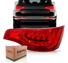 Lanterna Traseira Canto Audi Q7 / 2010 A 2015 Lado Direito (Passageiro) Com LED - DEPO