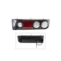 Lanterna Traseira Carreta Librelato 10 Leds 24 Volts Com Triângulo Refletivo LD - Pradolux - PL2304.33.69