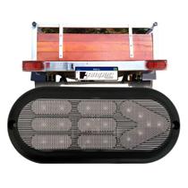 Lanterna Traseira Carretinha Universal 18 Leds Cristal Lanterna Traseira Carretinha Universal 18 Leds Cristal