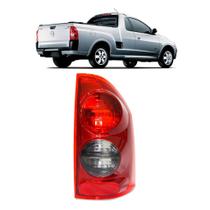 Lanterna traseira Chevrolet Montana 2003 a 2010 Rubi/Fumê - Mikron