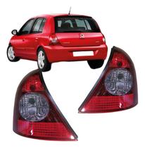 Lanterna Traseira Clio Hatch 2003 2004 2005 2006 2007 Fume
