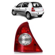 Lanterna Traseira Clio Hatch 2003 A 2010 Ré E Pisca Cristal