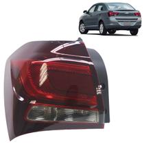 Lanterna Traseira Cobalt 2016 2017 2018 2019 2020 2021 2022 Bicolor Fumê Canto Lisa Acrílico Carcaça Preta