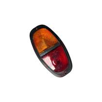 Lanterna traseira com base plastica - universal - aro preto/ amarelo e vermelho - pl05020005