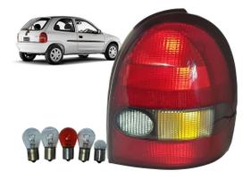 Lanterna traseira com lampadas lado direito traseiro (passageiro) corsa 2 portas 1997 1998 1999