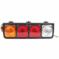 Lanterna Traseira compativel guer ra Completa Le Tricolor Lente Lisa Em Acrilico