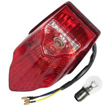 Lanterna traseira completa com lâmpada XTZ150 Crosser 2014 em diante vermelha Lanterna traseira completa com lâmpada XTZ150 Crosser 2014 em diante vermelha