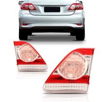 Lanterna traseira corolla 2012 a 2014 s/led tampa