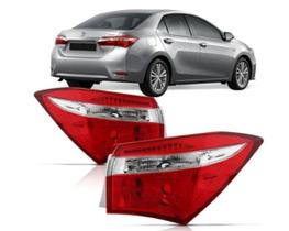 Lanterna Traseira Corolla 2015 2016 2017 Bicolor Canto