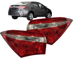 Lanterna Traseira Corolla 2015 2016 2017 Canto Sem Led Par 2 peças