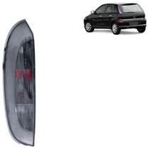 Lanterna Traseira Corsa Hatch 2003 2004 2005 2006 2007 2008 2009 2010 2011 2012 Fumê Lente Estriada Acrílico