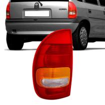 Lanterna Traseira Corsa Hatch Picape Wagon 1994 até 1999 4 Portas Tricolor