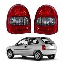 Lanterna Traseira Corsa Hatch Picape Wagon 2000 até 2003 2 Portas Fumê
