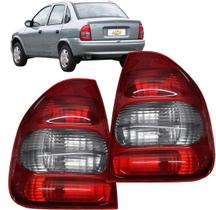Lanterna Traseira Corsa Sedan 2000 Até 2008 Ré Fume Par 2 peças