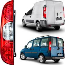 Lanterna Traseira da Fiorino 2014 a 2023 e Doblo 2010 a 2021 com Ré Cristal LE/LD -