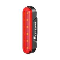Lanterna Traseira De Bicicleta À Prova d'Água Com Carregamento USB E Sensor De Freio a Laser WEST Lanterna Traseira De Bicicleta À Prova d'Água Com Carregamento USB E Sensor De Freio a Laser WEST