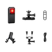 Lanterna Traseira De Bicicleta À Prova d'Água Com Sensor De Retrovisão E Aviso De Voz Compatível Com Lanterna Traseira De Bicicleta À Prova d'Água Com Sensor De Retrovisão E Aviso De Voz Compatível Com